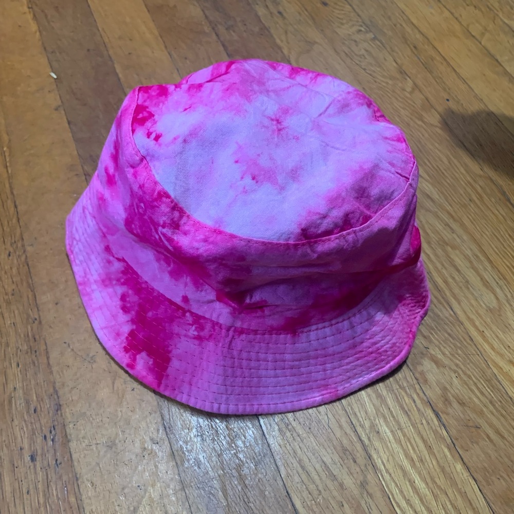 Pink Tie Dye Bucket Hat